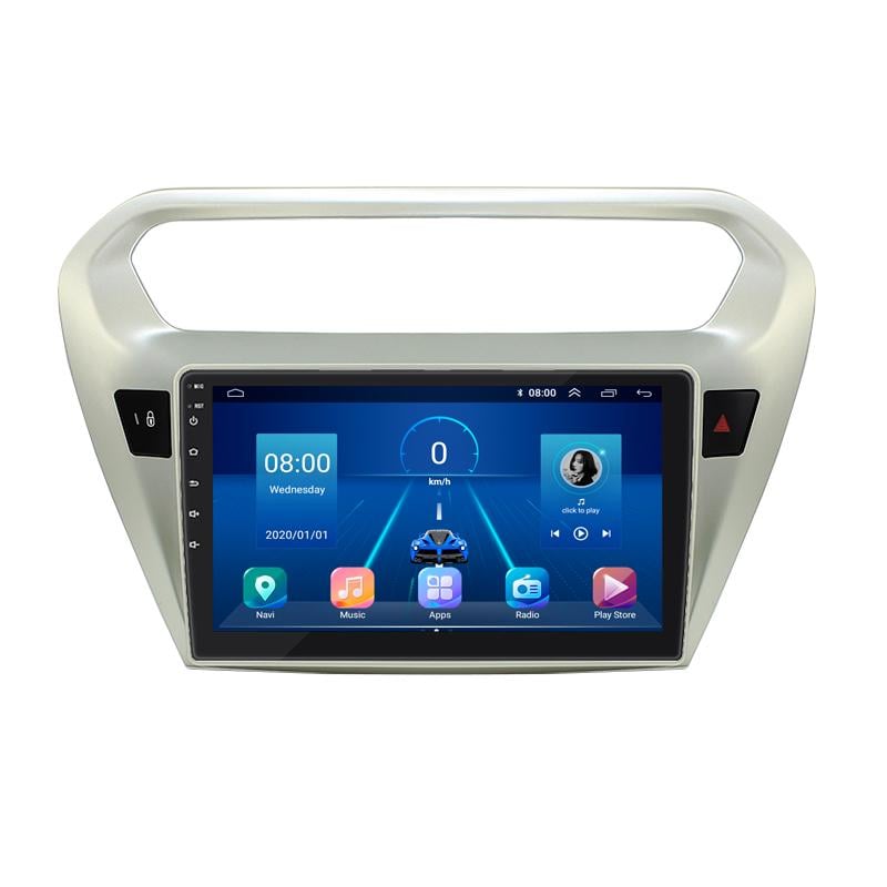 Штатная магнитола 9" Lesko для Citroen C-Elysee I 2012-2016 Top 4/32 4G WiFi GPS Ситроен