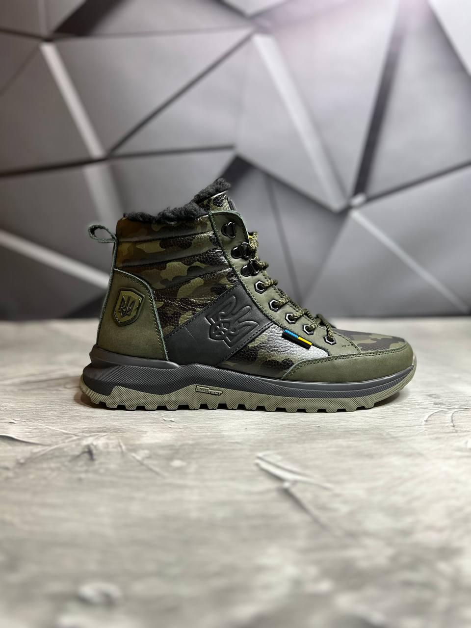 Берці зимові чоловічі з хутром та гербом р. 43 Мультикам - фото 2 Берці зимові чоловічі з хутром та гербом р. 43 Мультикам - фото 2