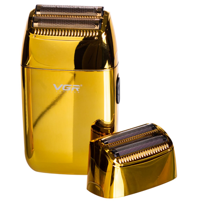 Электробритва-шейвер VGR V-399 для сухого бритья Золотистый (29886406) - фото 3