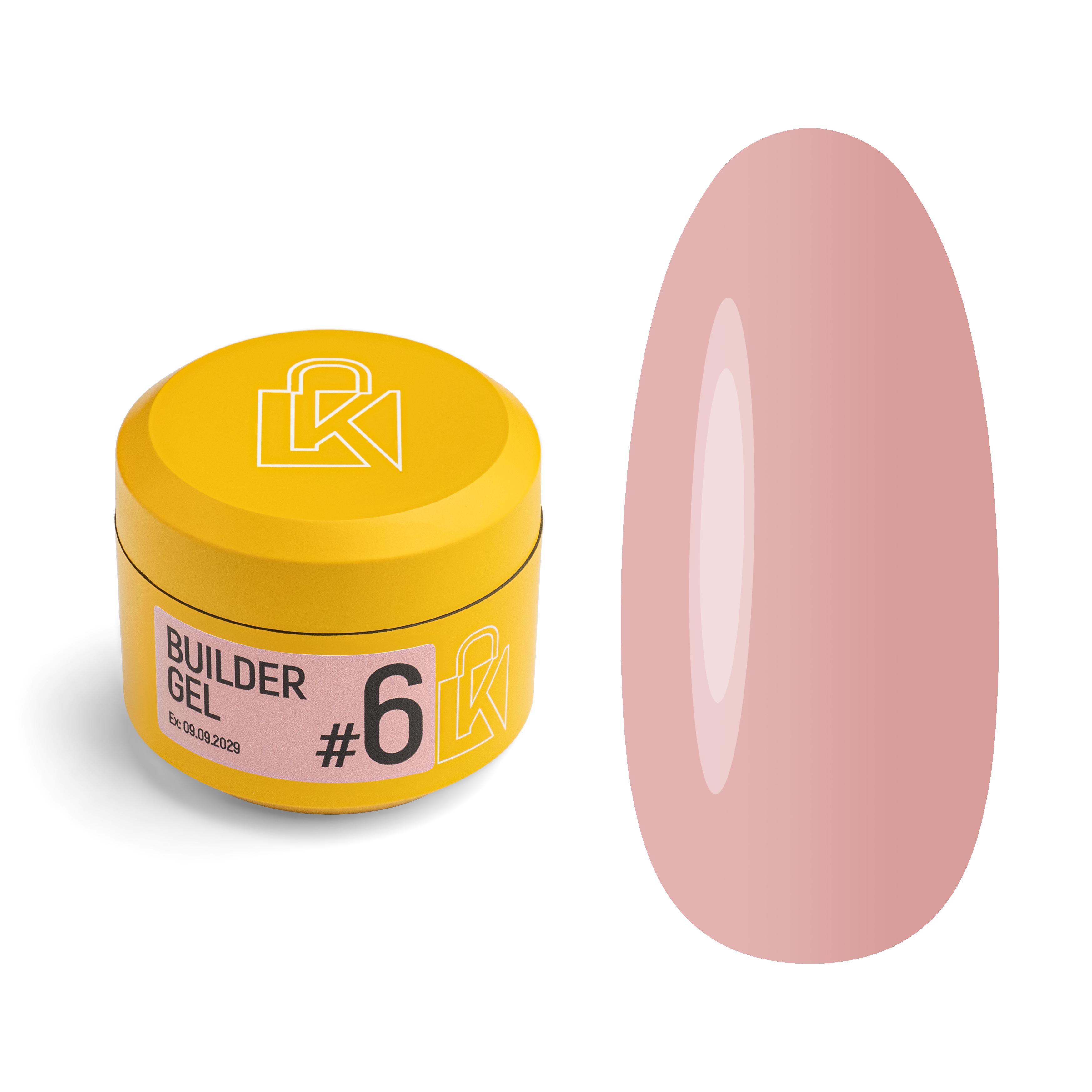 Гель для наращивания Kupiuviti Builder Gel №06 30 мл