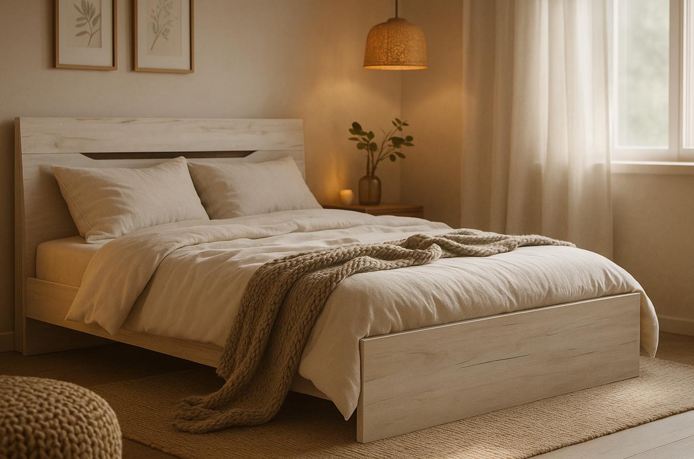 Кровать Мастер Форм Аякс 1650х2000х870 мм Дуб крафт белый/Венге магия (210402)