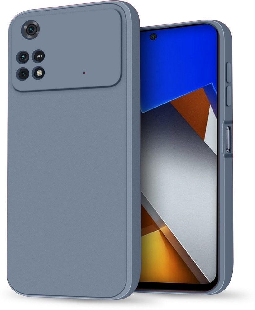 Силиконовый чехол HardCorner Xiaomi Poco M4 Pro 4G (с микрофиброй) Gray Blue (35429-6D) Силиконовый чехол HardCorner Xiaomi Poco M4 Pro 4G (с микрофиброй) Gray Blue (35429-6D)