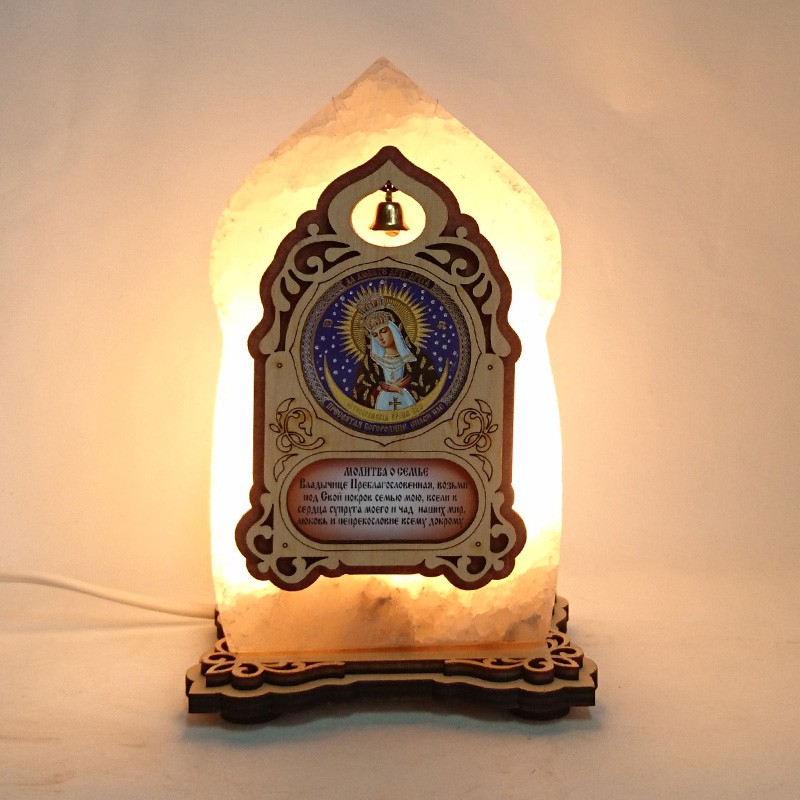Соляная лампа Икона маленькая Остробрамская желтого подсвечивания (20033) Соляная лампа Икона маленькая Остробрамская желтого подсвечивания (20033)