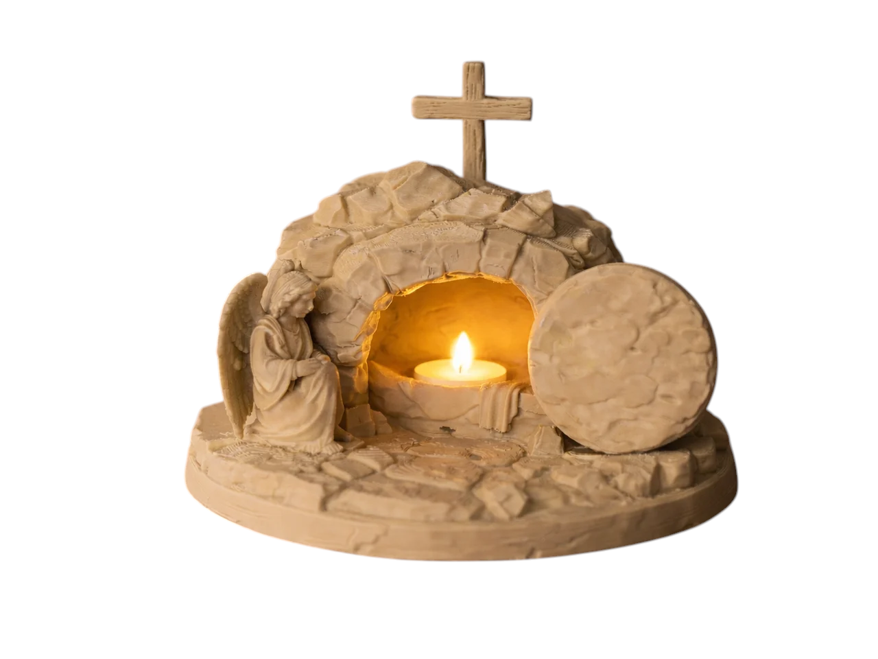 Подсвечник He Is Risen Tealight Holder 3D-печать 19 см
