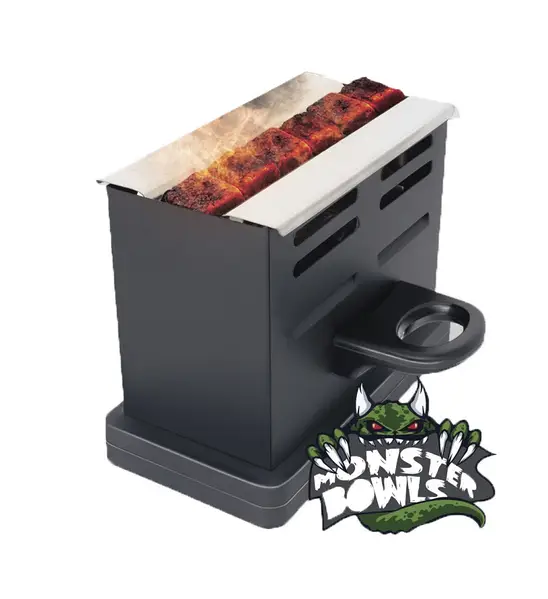 Електрична плита для розпалювання кальянного вугілля Monster Hookah на 6 кубиків з індикатором і бічною спіраллю