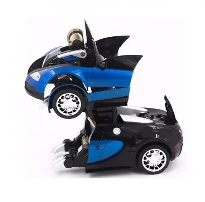 Машинка-трансформер на радиоуправлении UKC Bugatti Veyron 28 см Синий (10106) - фото 2 Машинка-трансформер на радиоуправлении UKC Bugatti Veyron 28 см Синий (10106) - фото 2