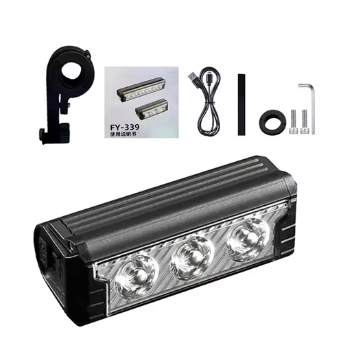 Фонарь велосипедный FY-339B 3LED с белым и красным светом (2290588368)