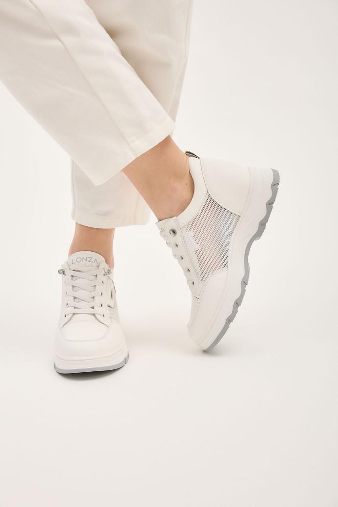 Сліпони жіночі LONZA шкіряні р. 40 Білий (198745) - фото 3