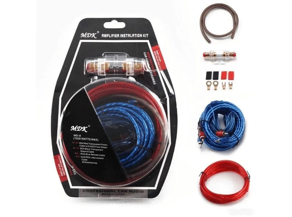 Набор проводов для установки сабвуфера kit MD 8 (17945362) - фото 3 Набор проводов для установки сабвуфера kit MD 8 (17945362) - фото 3