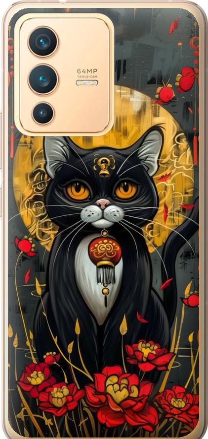 Чехол на Vivo V23 China Cat (6134u-2642-42517) Чехол на Vivo V23 China Cat (6134u-2642-42517)