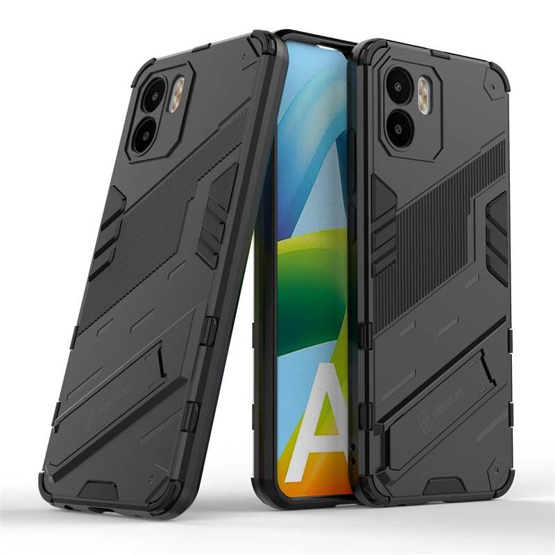 Защитный чехол BIBERCAS для Xiaomi Redmi A1 (с подставкой) Black (31158-2B)