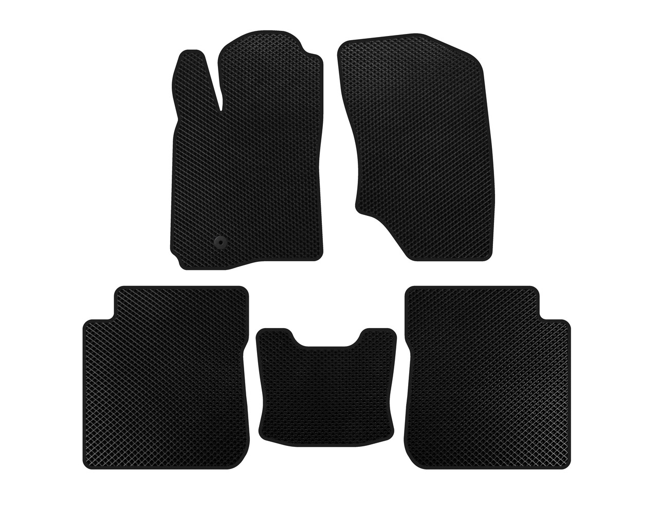 Автоковрики Digital Designs Mitsubishi Outlander I CUW 2001-2006 гг. 5 шт. Черный (2430239936)