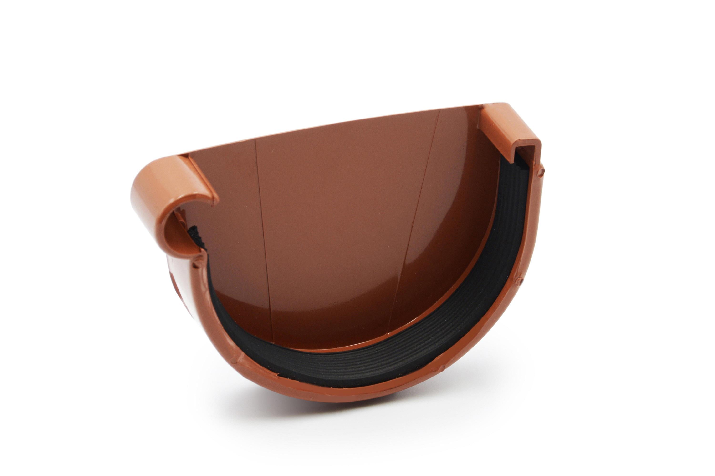 Заглушка желоба левая Rainway 130 Кирппичный (10.130.05.006) Заглушка желоба левая Rainway 130 Кирппичный (10.130.05.006)