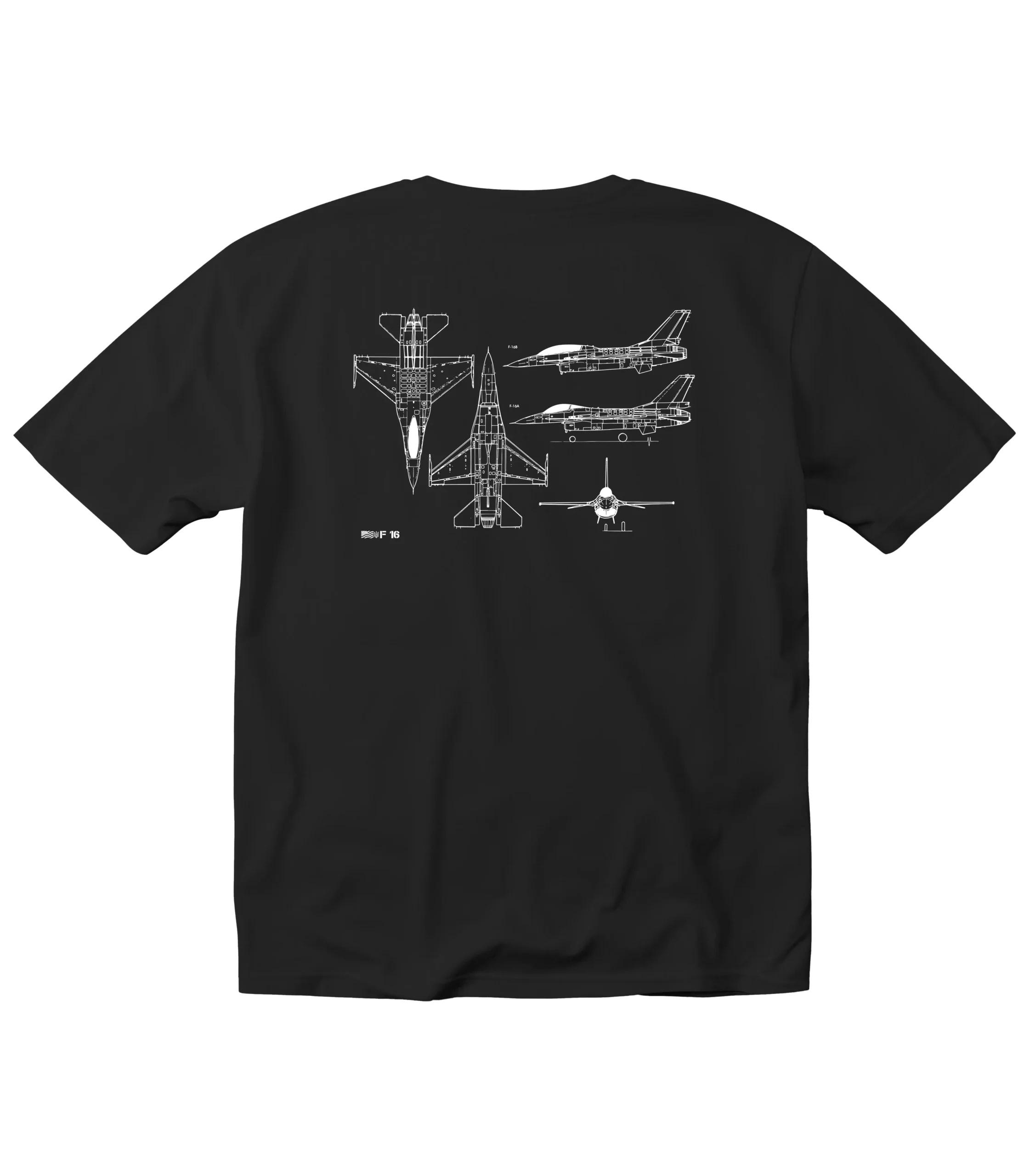 Футболка Karakurt F 16 L Black (3584267L)