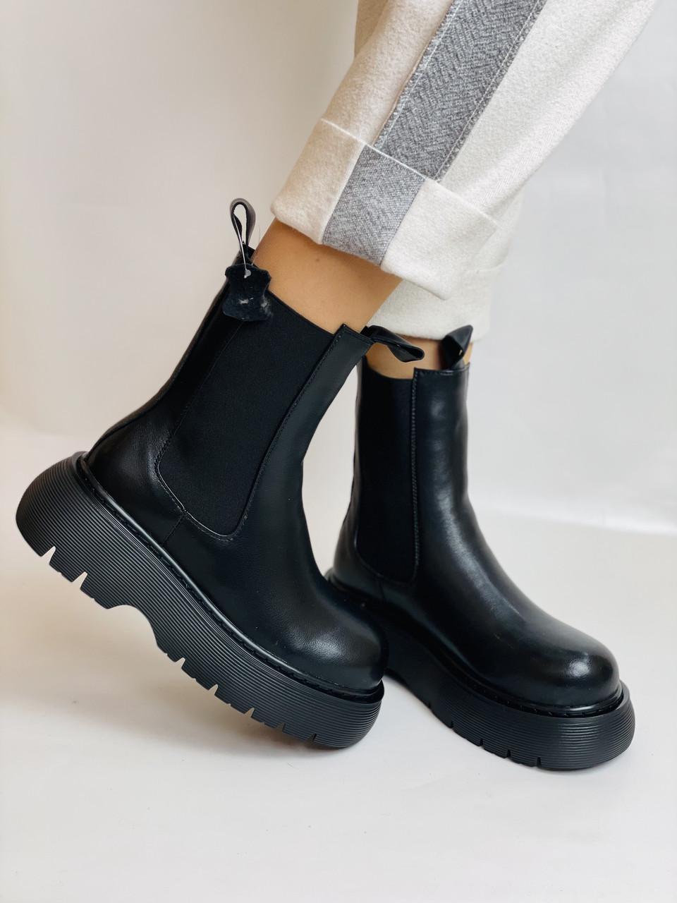 Ботинки женские зимние Farinni р. 39 25,0 см Черный (2704)