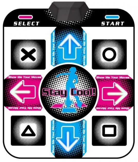 Интерактивный танцевальный коврик Dance Mat платформа с USB-подключением (6824)