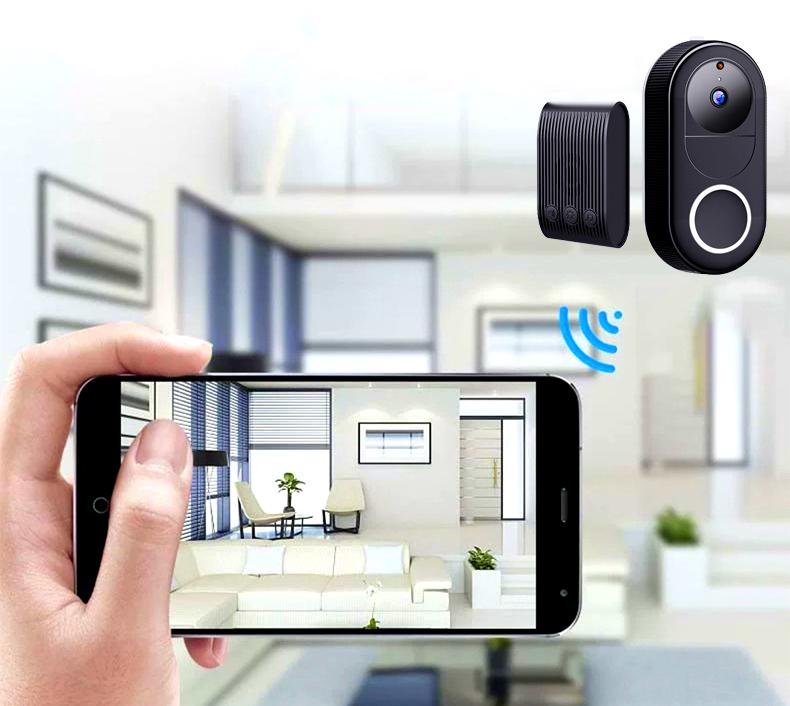 Домофон видеоглазок звонок Wi-Fi с удаленным доступом Smart Visual Doorbell QC-M01 (Linklemo app) - фото 7 Домофон видеоглазок звонок Wi-Fi с удаленным доступом Smart Visual Doorbell QC-M01 (Linklemo app) - фото 7