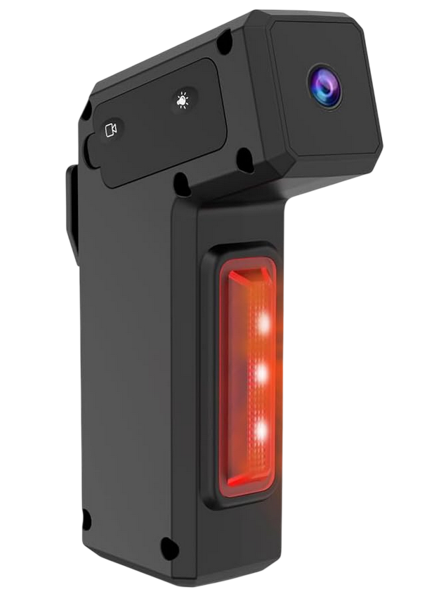 Велосипедний відеореєстратор 2в1 з заднім ліхтарем Full HD 1080P 3500 mAh 120° IPX4 (3005642920)