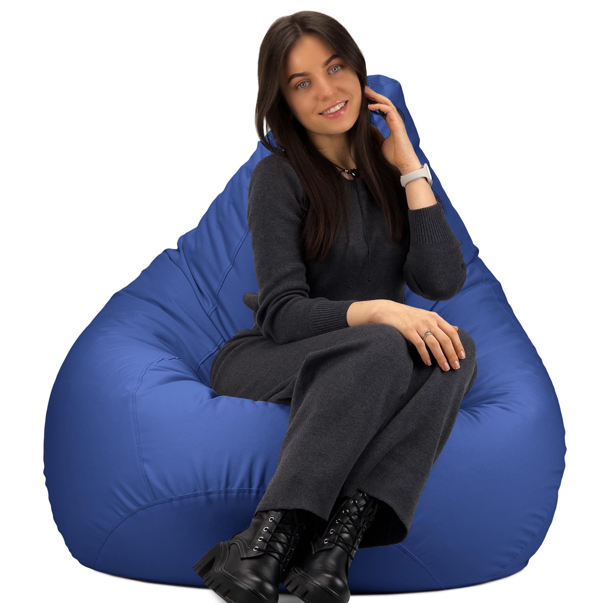 Кресло-мешок Студия Комфорта Груша оксфорд флекс 150х100 см Синий (901234) - фото 8 Кресло-мешок Студия Комфорта Груша оксфорд флекс 150х100 см Синий (901234) - фото 8