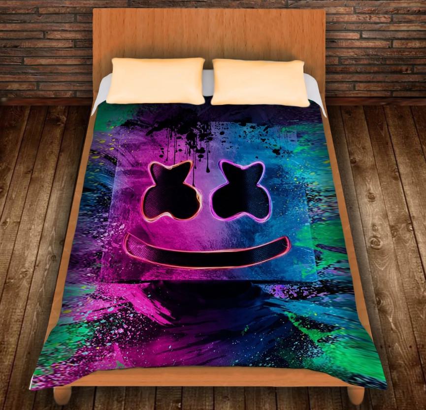 Плед с 3D принтом DJ Marshmello Art 150х200 см (epi_0263)