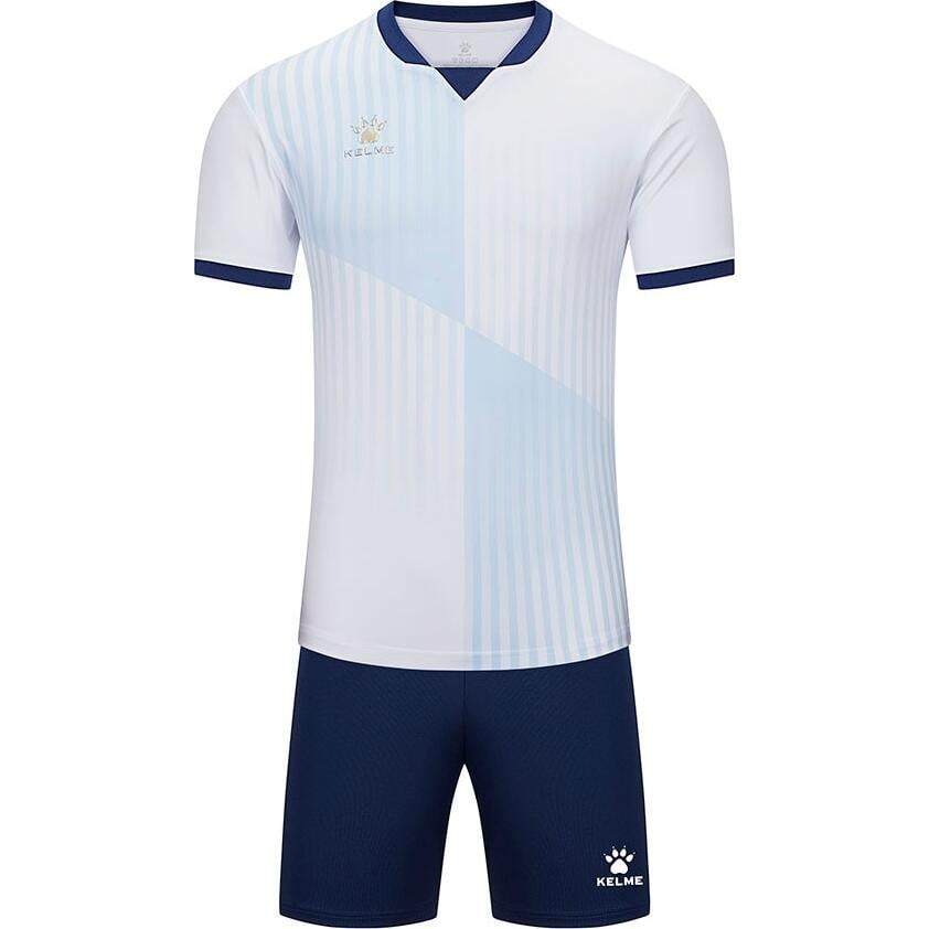 Комплект футбольної форми Kelme BRAGA II 2XL Блакитно-темно-синій (8551ZB11083.9100)