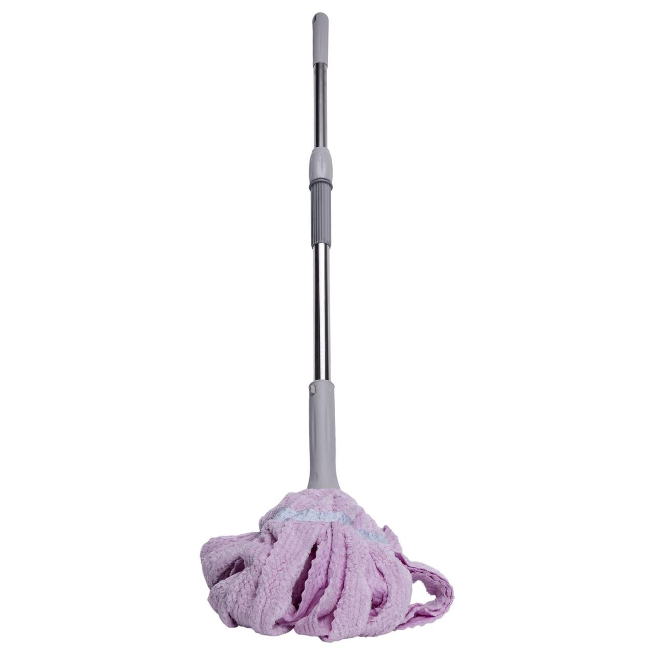 Швабра-моп веревочная для мытья пола h 134 см Сиреневый (HP-35015-13V)