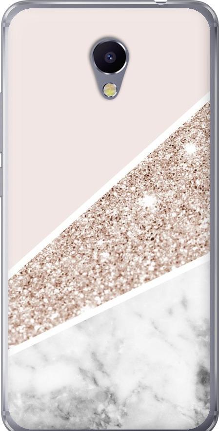 Чехол на Meizu M5 Note Пастельный мрамор (4342u-447-42517)