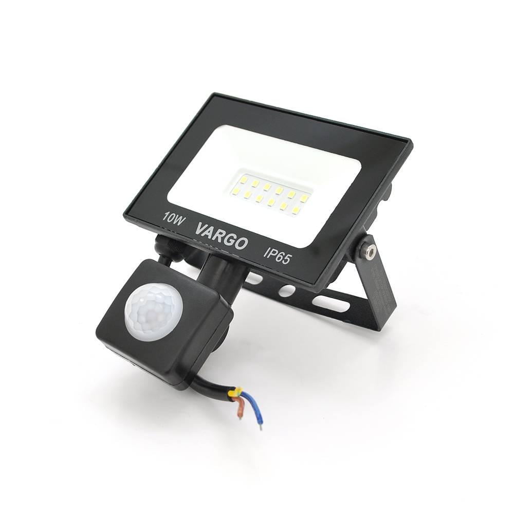 Прожектор LED з датчиком руху Vg-10W IP65 6500K 2700Лм (35612)