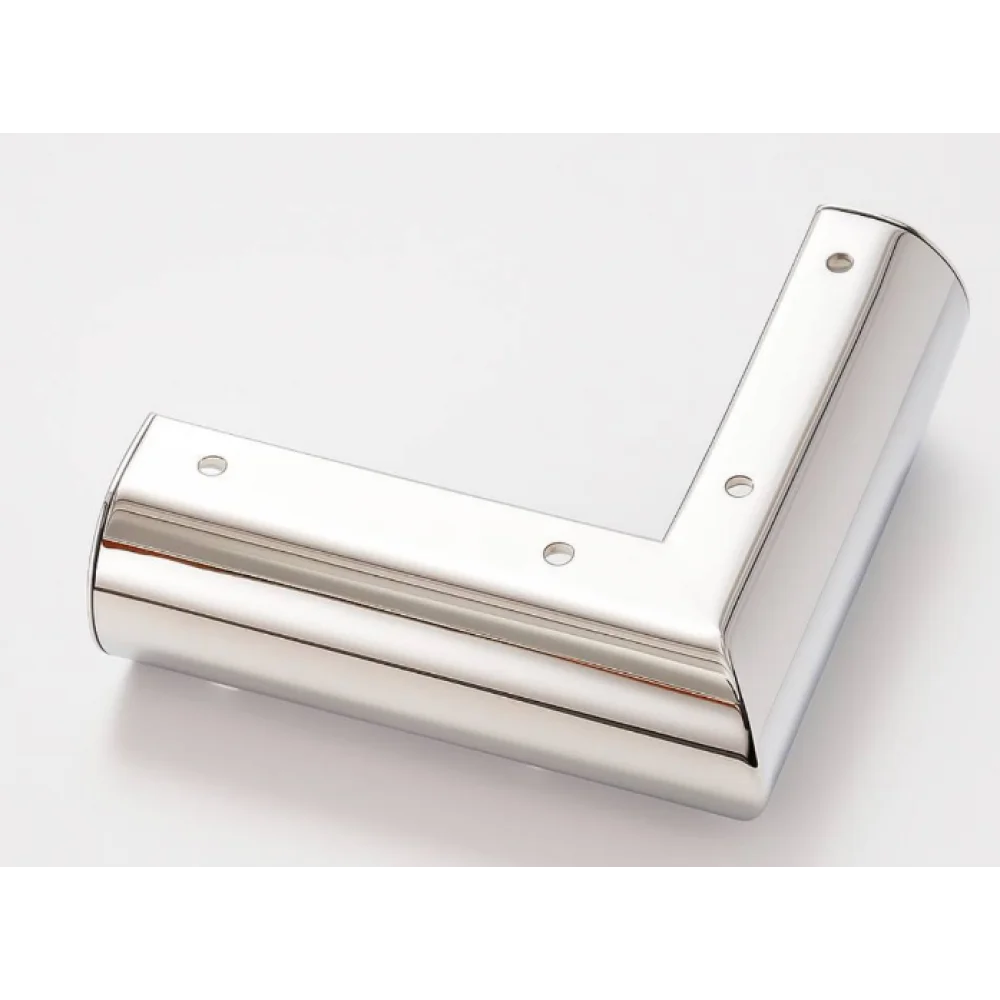 Меблева ніжка-опора Sigma нерегульована кутова 55 мм Хром (MO1266)