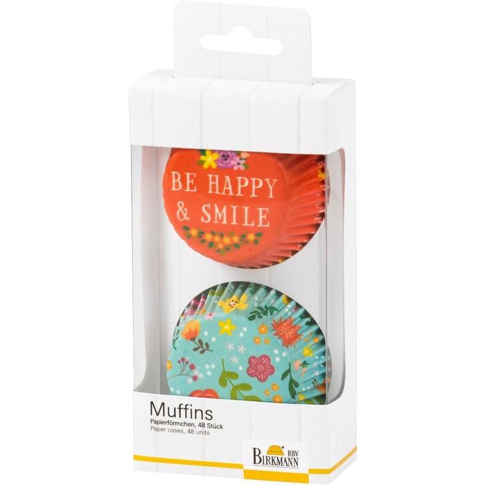 Набор форм для выпечки мини-мафинов RBV Birkmann Be Happy Smile 48 шт. (33972197)