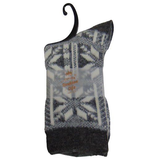 Носки теплые альпака Корона 2551-16 р. 37-41 Серый (1975983183)