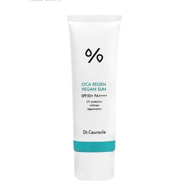 Крем сонцезахисний веганський з центелою азіатською Dr.Ceuracle Cica Regen Vegan Sun SPF50+ PA++++ 50 мл (8806133614983)