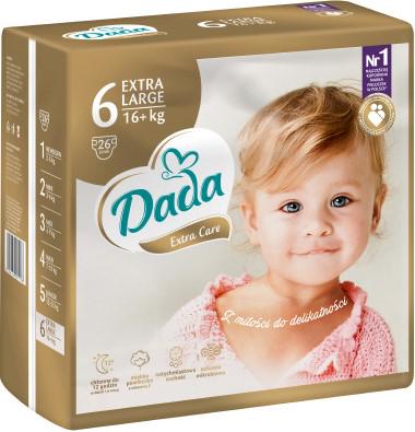 Подгузники детские DADA Extra Care GOLD 6 extra large 16+ кг 26 шт. (4634)