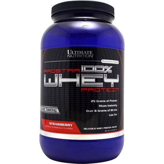Протеин Ultimate Nutrition Prostar 100% Whey Protein 907 г 30 порций Strawberry Протеин Ultimate Nutrition Prostar 100% Whey Protein 907 г 30 порций Strawberry