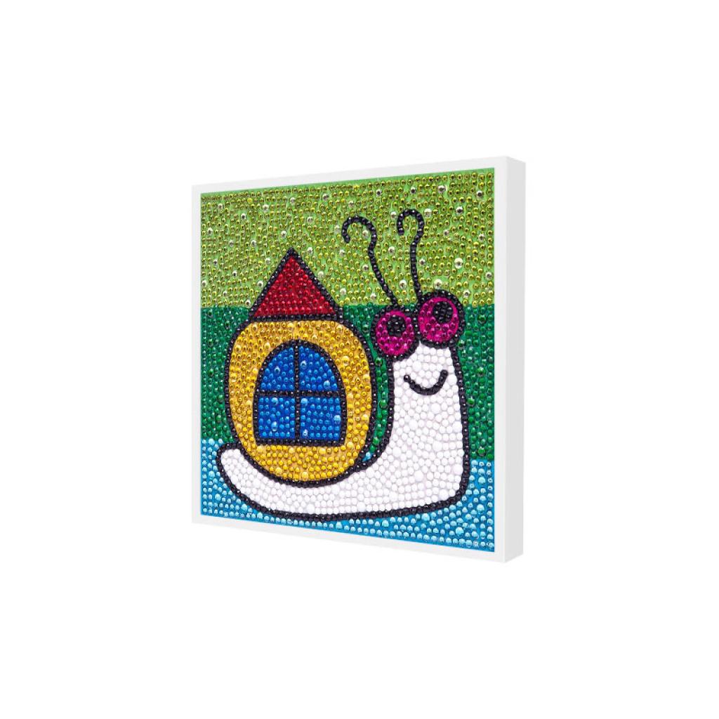 Алмазная мозаика Lesko DIY 1207 Улитка 15х15 см (1377912)