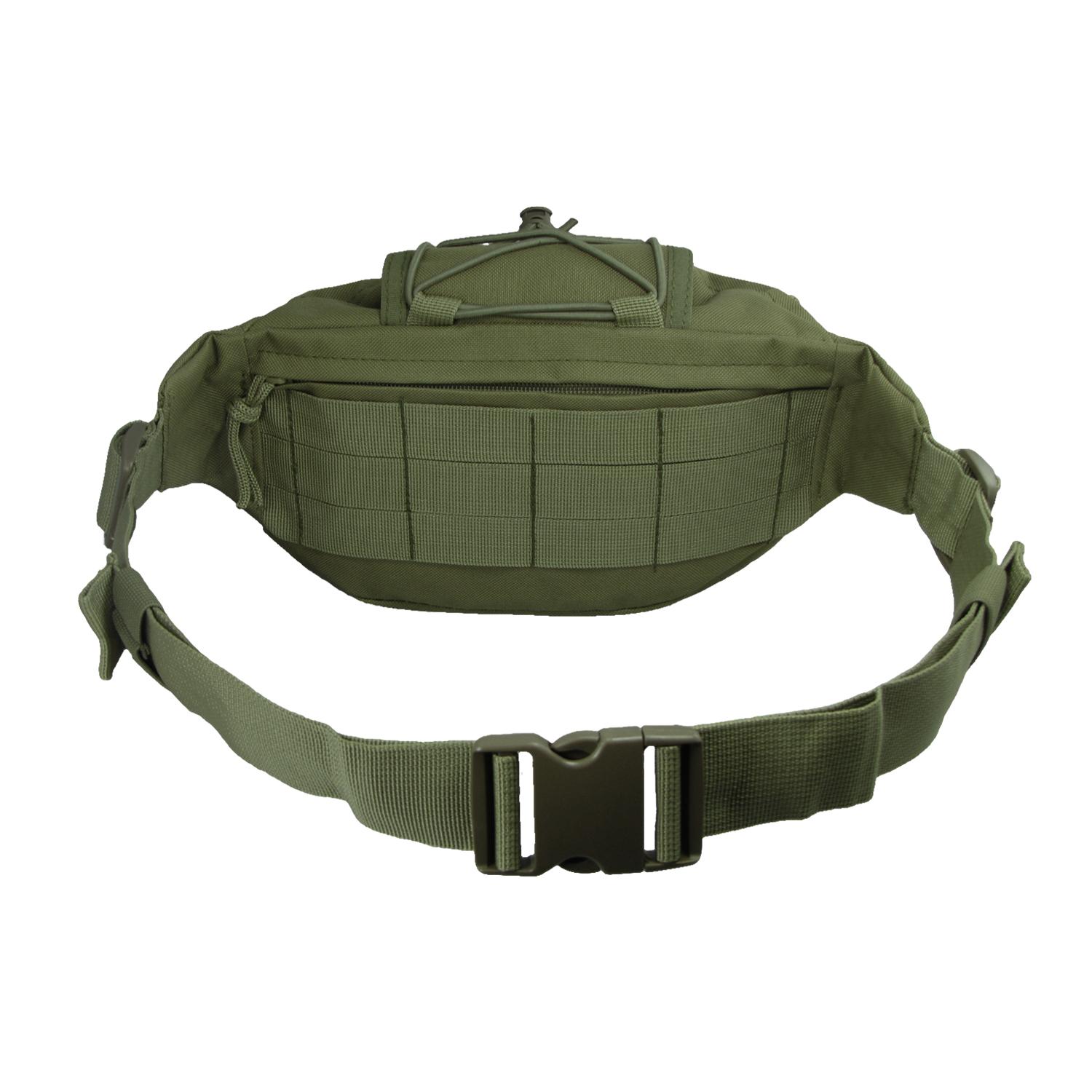 Сумка на пояс Camo Military Gear Kangoo 3 л Оливковий (541447) - фото 5