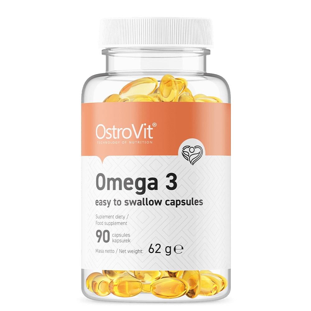 Омега для спорту OstroVit Omega 3 Easy To Swallow 90 Caps