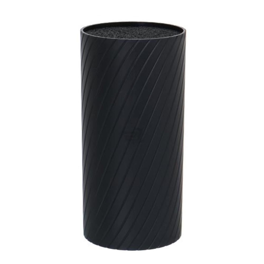 Підставка для ножів Lessner пластикова 11x8x22 см Чорний (77843)