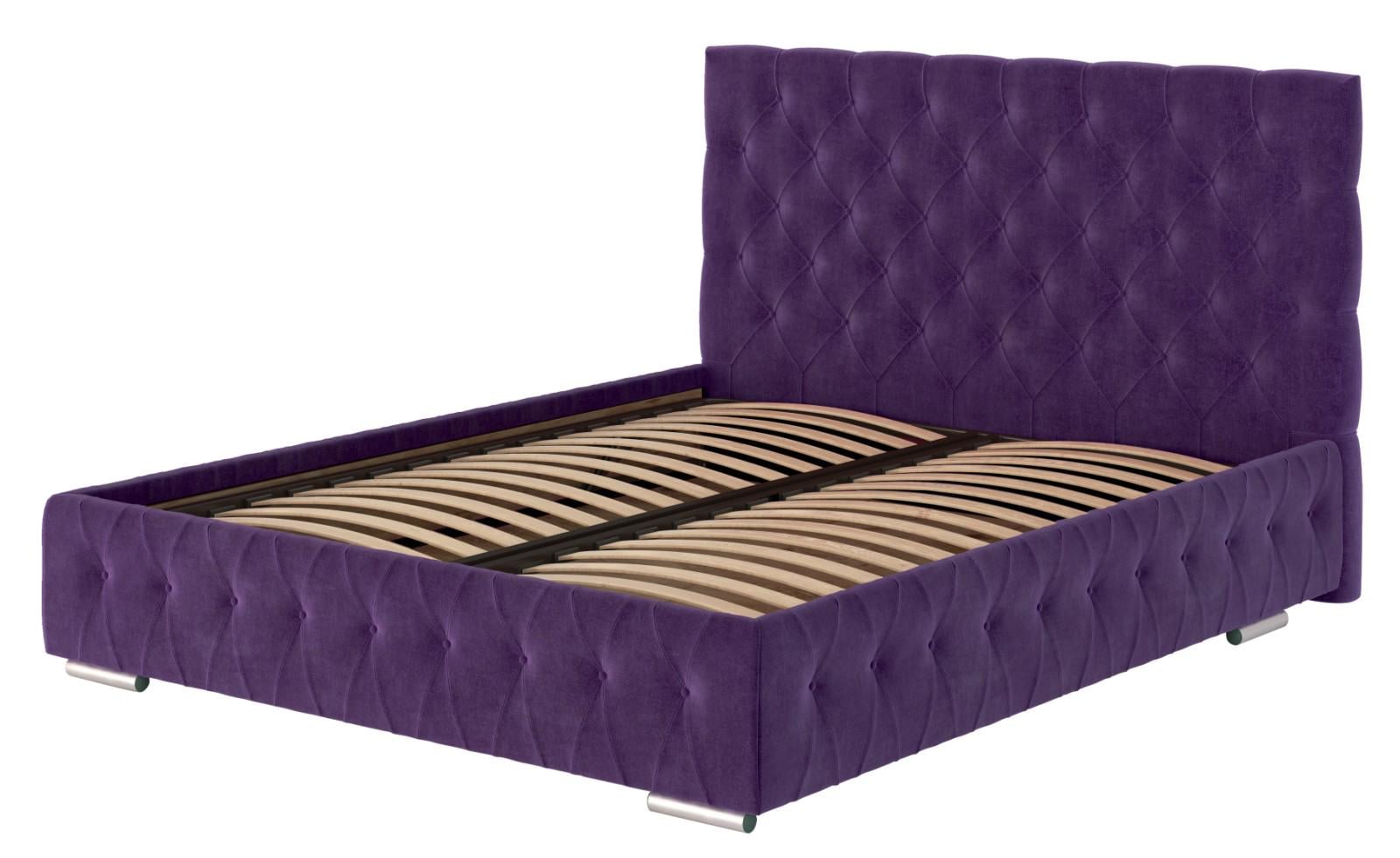 Кровать Divotex Simple 49 Арабель 160х200 см Eggplant (10190124)