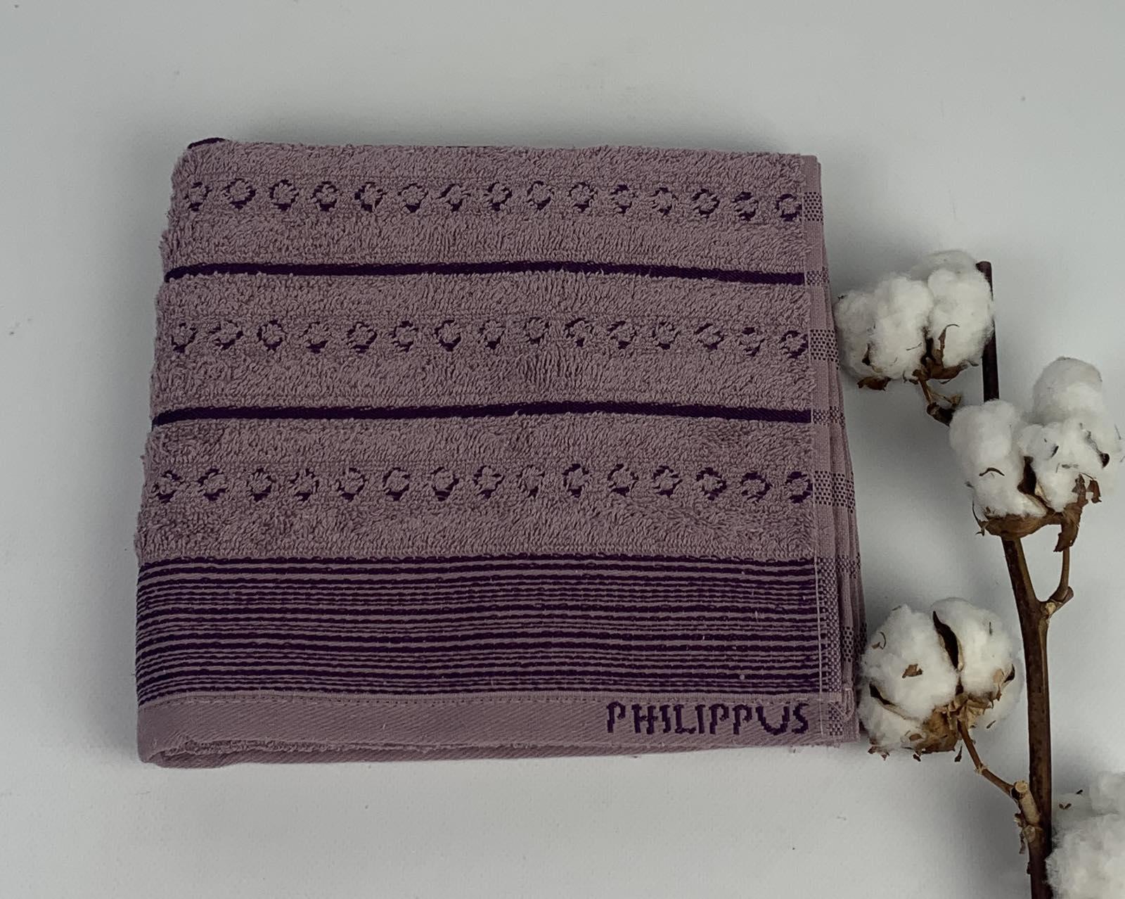 Полотенце Philippus Slow Cotton Timoxa Е847 50x90 см Фиолетовый (CN30652)