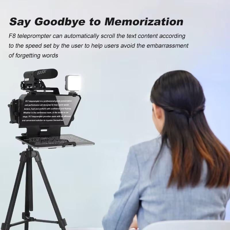 Телесуфлер Soonpho F8 telepromter 12" для смартфона или планшета - фото 3 Телесуфлер Soonpho F8 telepromter 12" для смартфона или планшета - фото 3