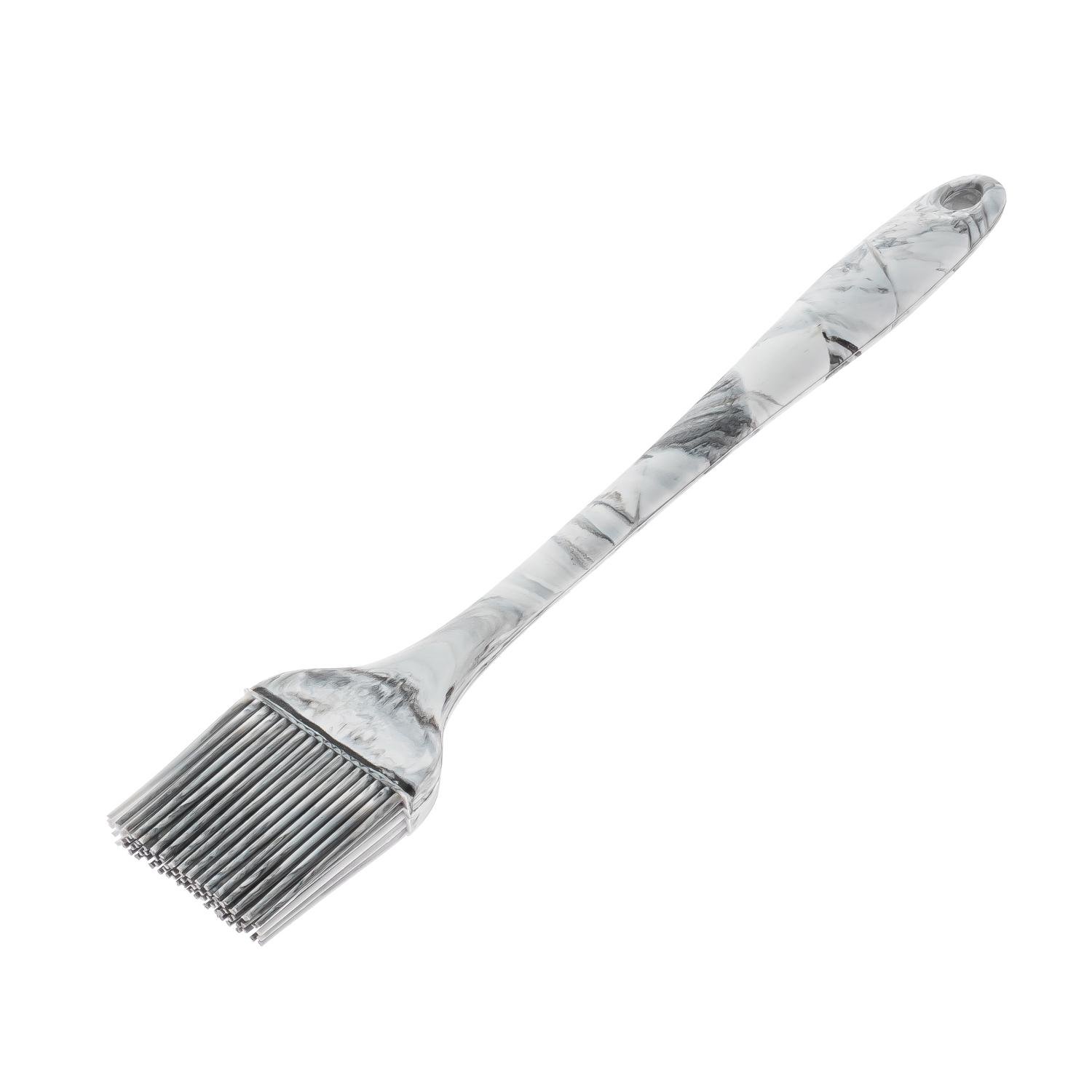 Пензлик кондитерський силіконовий для випічки 25 см Білий (86505) Пензлик кондитерський силіконовий для випічки 25 см Білий (86505)