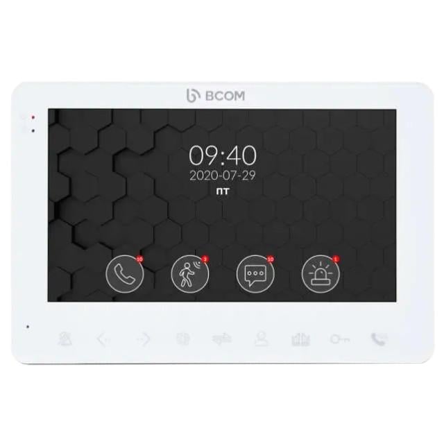 Відеодомофон BCOM BD-780M White Відеодомофон BCOM BD-780M White