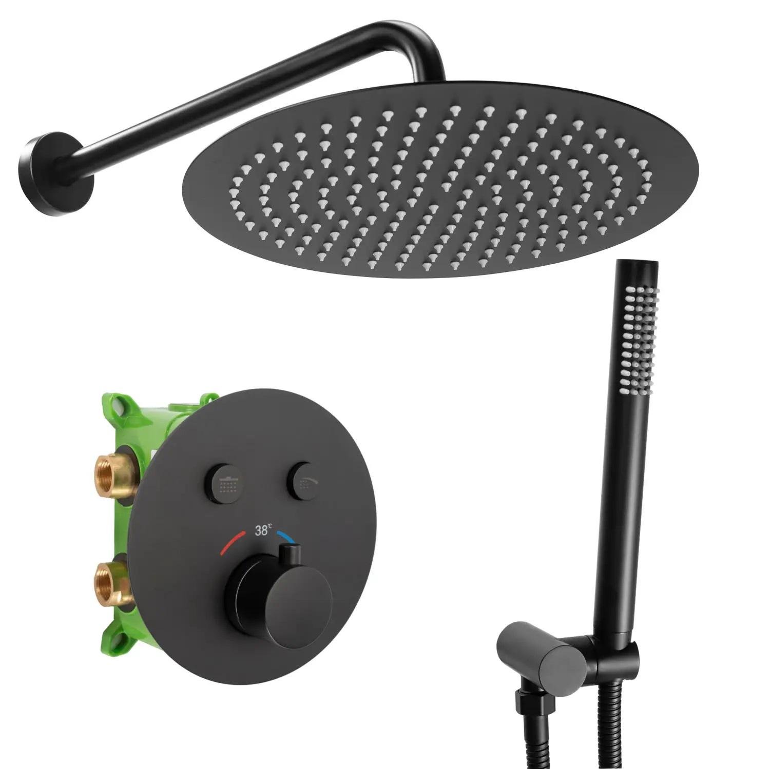 Душовий гарнітур Rea MILER Мат + BOX Чорний (Rea-P6713) Душовий гарнітур Rea MILER Мат + BOX Чорний (Rea-P6713)