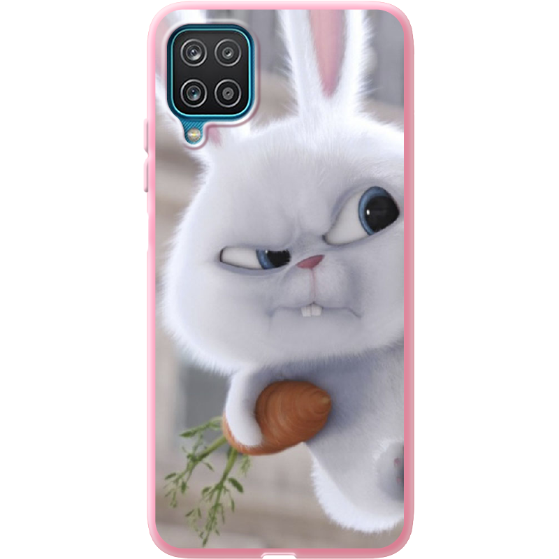 Чехол BoxFace Samsung A125 Galaxy A12 Rabbit Snowball Розовый силикон (41506-up1116-41674)