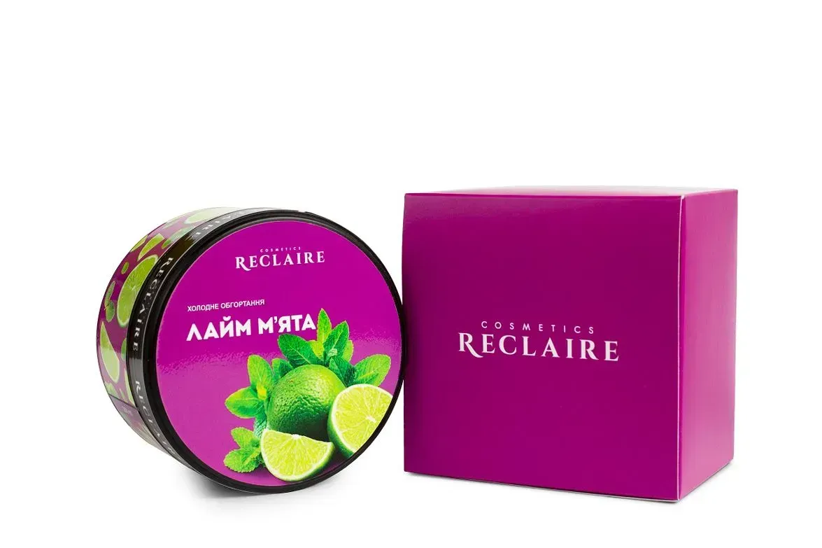 Скраб для тела Reclaire Lime Mint Cold Anti-Cellulite Slimming Wrap Лайм-Мята холодное обертывание 200 мл (2001)