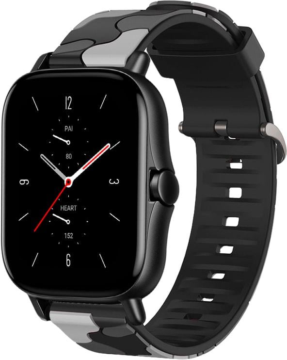 Ремешок Tactic Camouflage для Amazfit GTS 2e Black/Grey (32924-53)