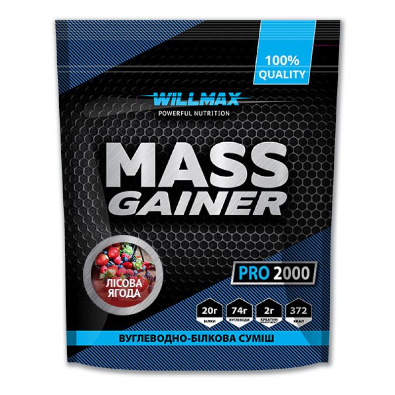 Гейнер Willmax Mass Gainer Лесная ягода 2 кг