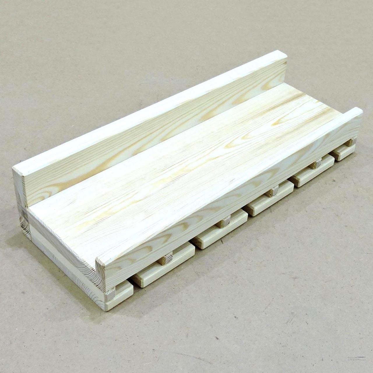 Полка для вина настенная из дерева Райготе Бланже (ПНК-022501)