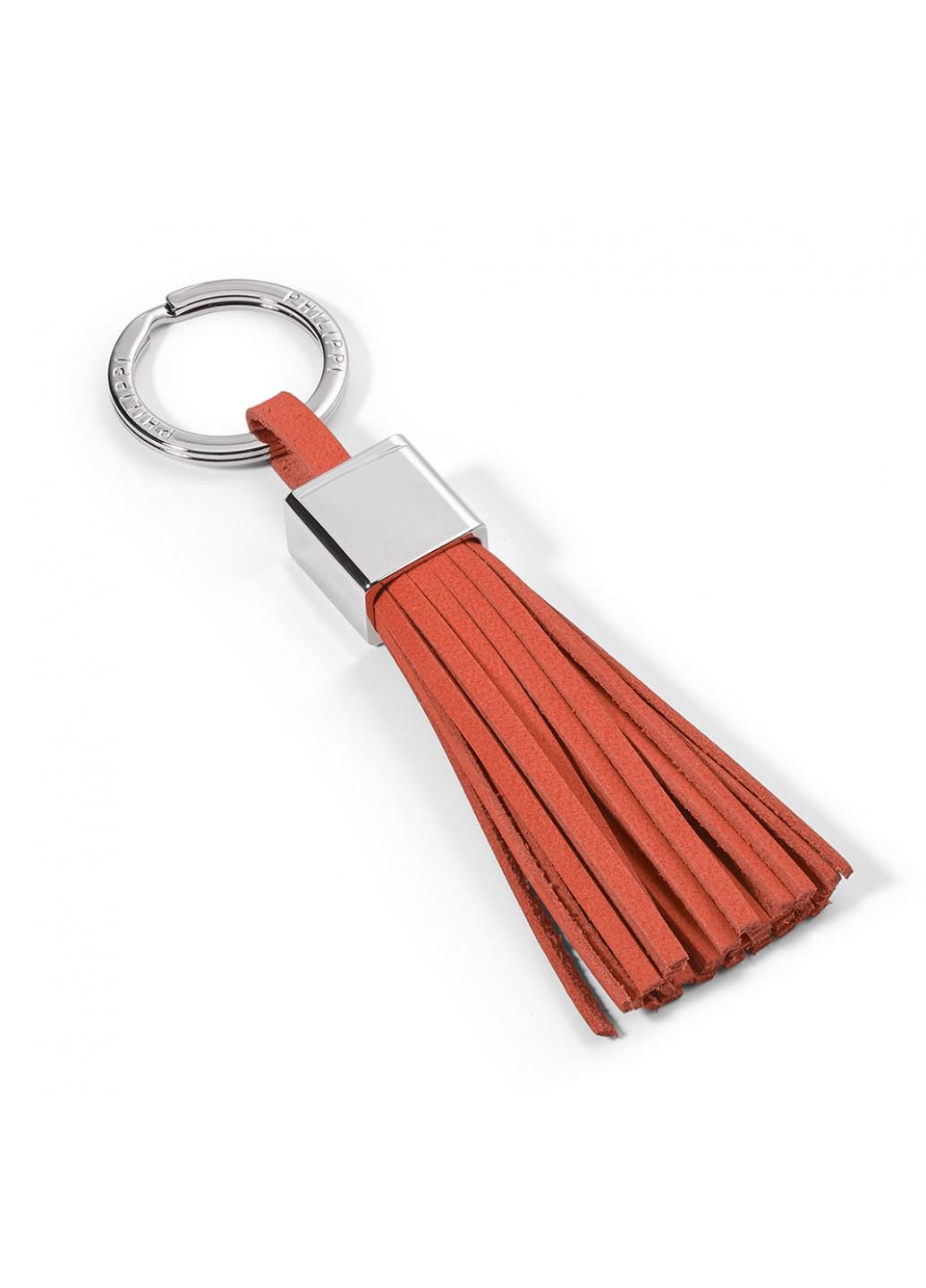 Брелок для ключів Philippi Gala зі шкіряним пензликом 13 см Помаранчевий (273057)